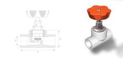 Fıratboru Pprc 40 Mm Sıva Altı Vana 40’Lık Kelebek Başlı Vana