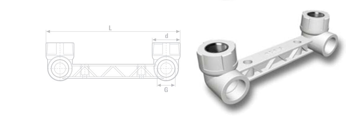 Fıratboru Pprc 25x20 Mm Çiftli Batarya Bağlantısı 25’Lik Batarya Bağlantısı
