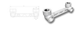 Fıratboru Pprc 25x20 Mm Çiftli Batarya Bağlantısı 25’Lik Batarya Bağlantısı