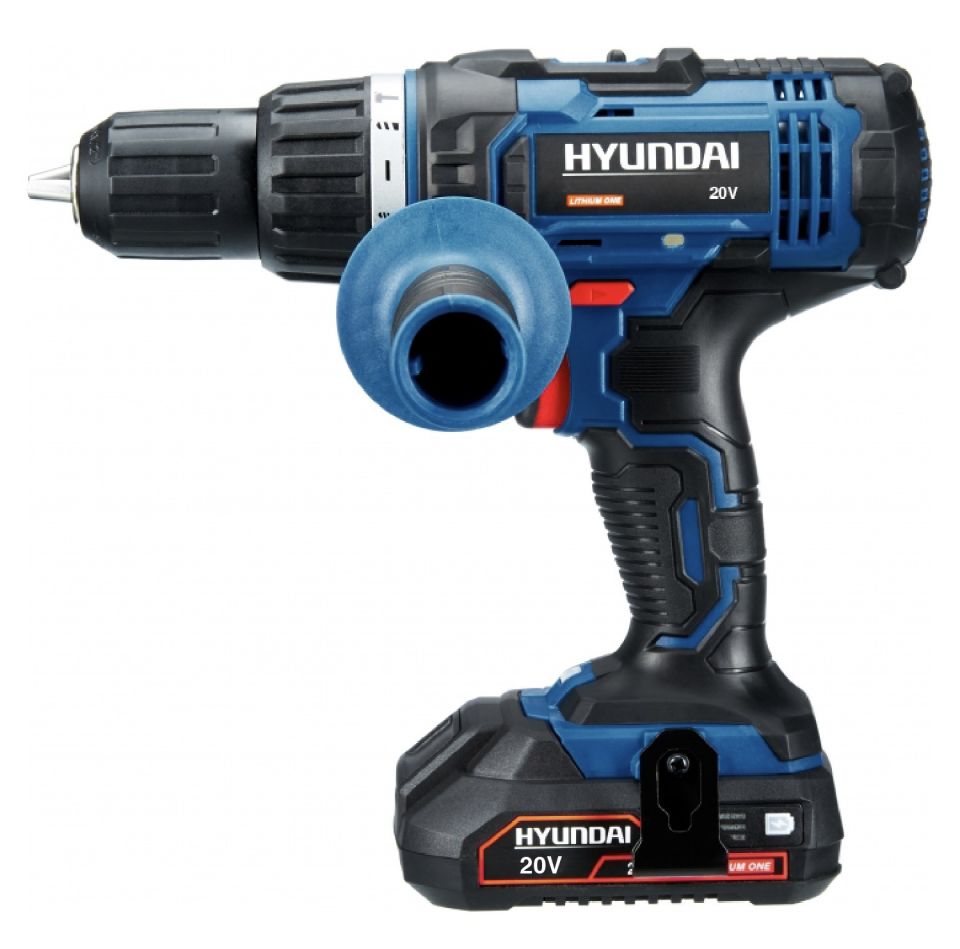 Hyundai HPA202D Akülü Vidalama Matkabı Darbeli Şarjlı Matkap