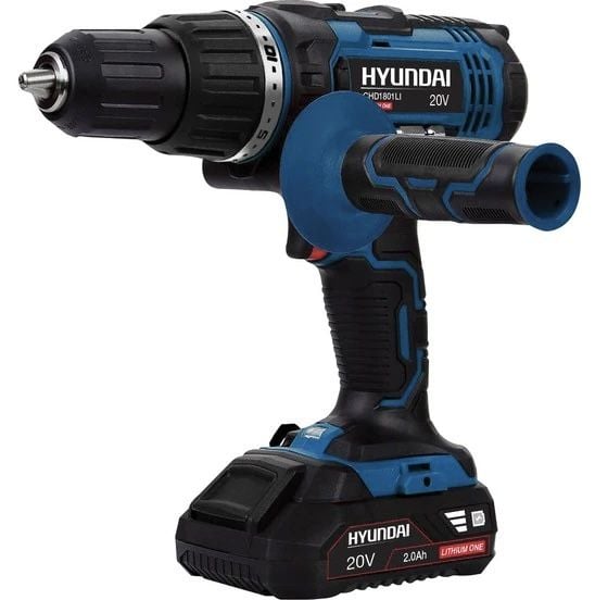 Hyundai HPA202D Akülü Vidalama Matkabı Darbeli Şarjlı Matkap