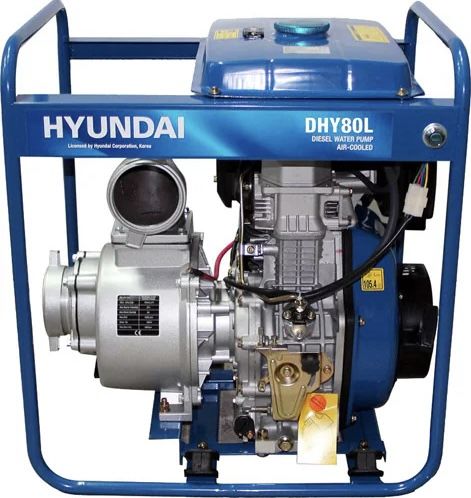 Hyundai DHY80LE Marşlı Dizel Büyük Depolu 3’Lük Su Motoru