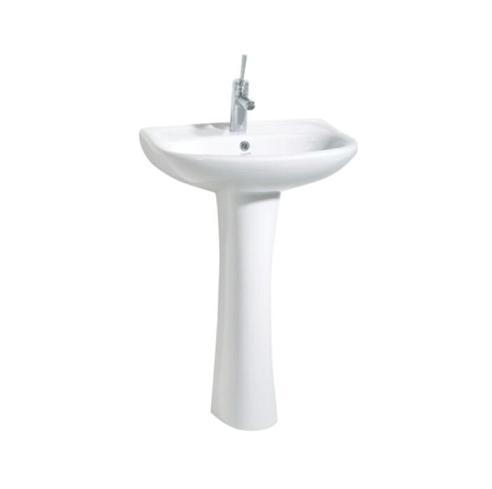 Oval Düz Ayaklı Lavabo Taşı 35x45
