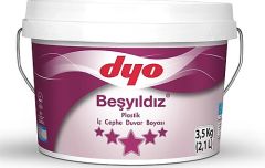 Dyo Beşyıldız Plastik İç Cephe Duvar Boyası 3,5 Kğ #Tüm Renkler#