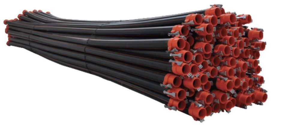 75 Mm Mandallı Sulama Borusu 6 Metre