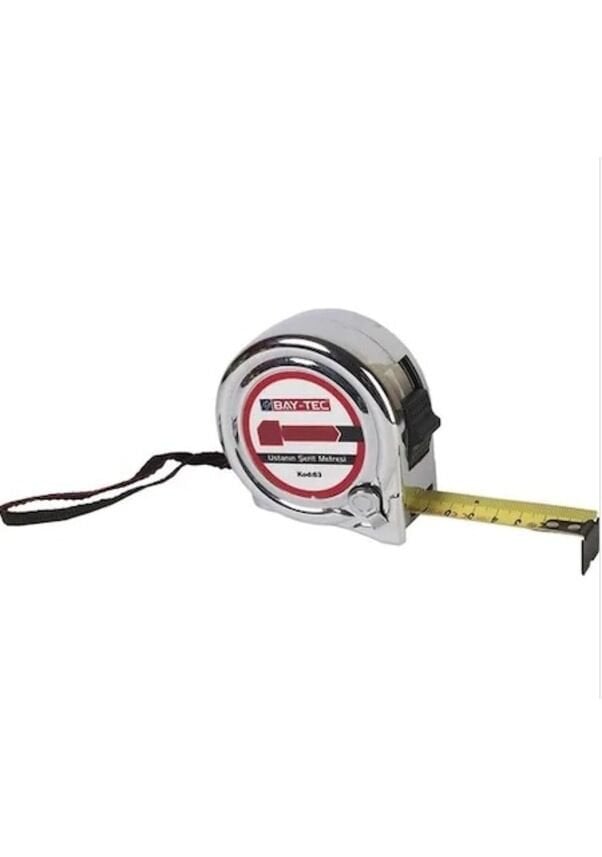 Bay-Tec Krom Şerit Metre 3x16mm 3 Mt Mk4145