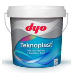 Dyo Teknoplast Ptfe Katkılı Teflonlu İpek Mat İç Cephe Boyası 15 Lt #Tüm Renkler#