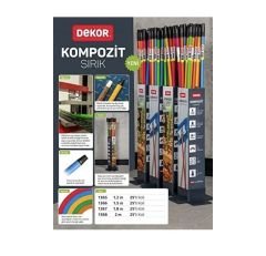 Dekor Sabit Kompozit Sırık 1,5 mt 1366