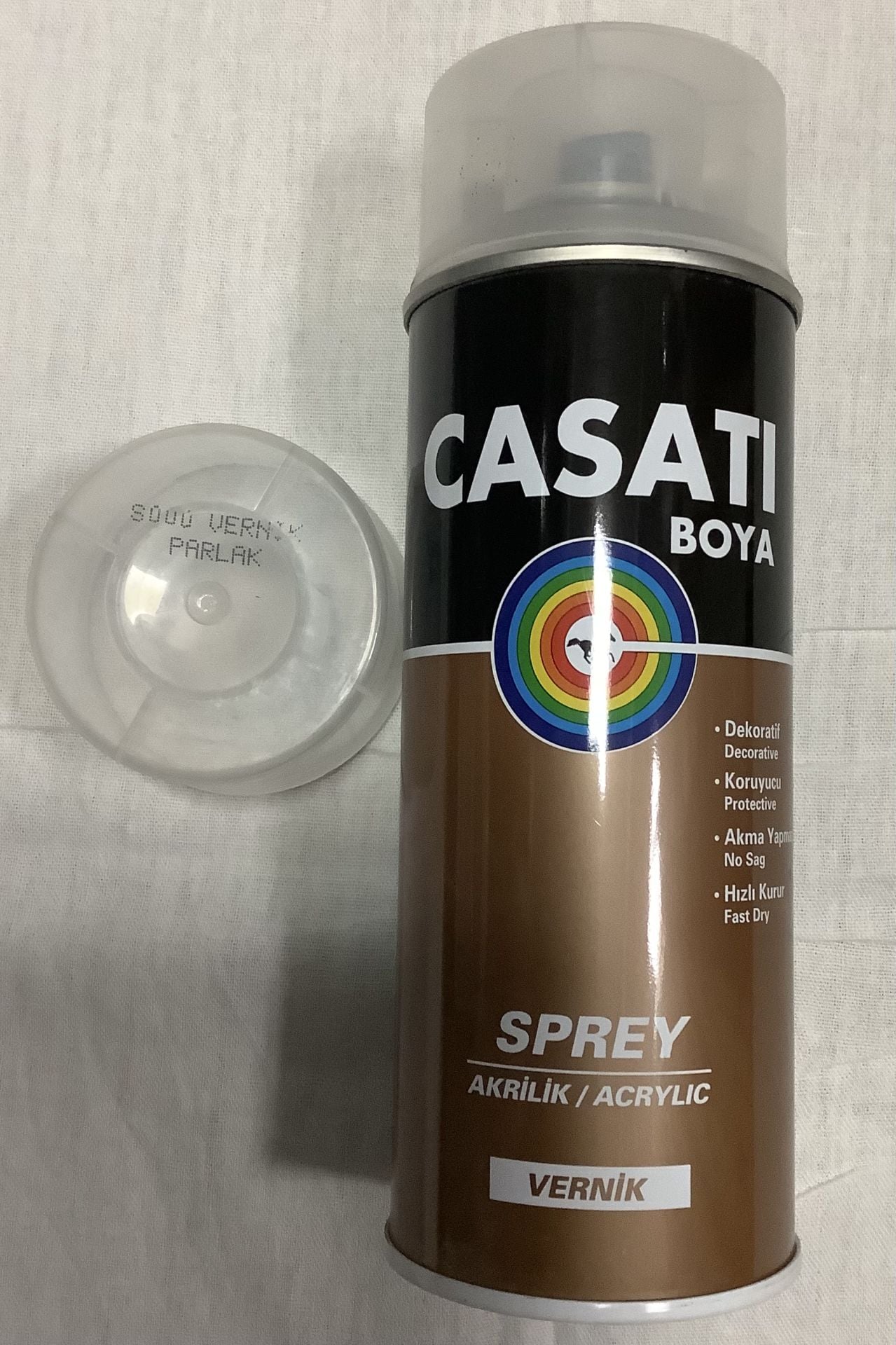 Casati 400ml Akrilik Parlak Sprey Vernik