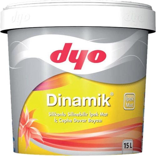 Dyo Dinamik Silikonlu İpek Mat İç Cephe Boyası 15 LT #tüm Renkler#