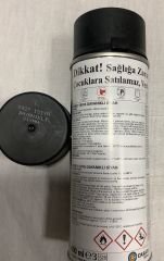 Casati 400ml Isıya Dayanıklı Siyah Sprey Boya