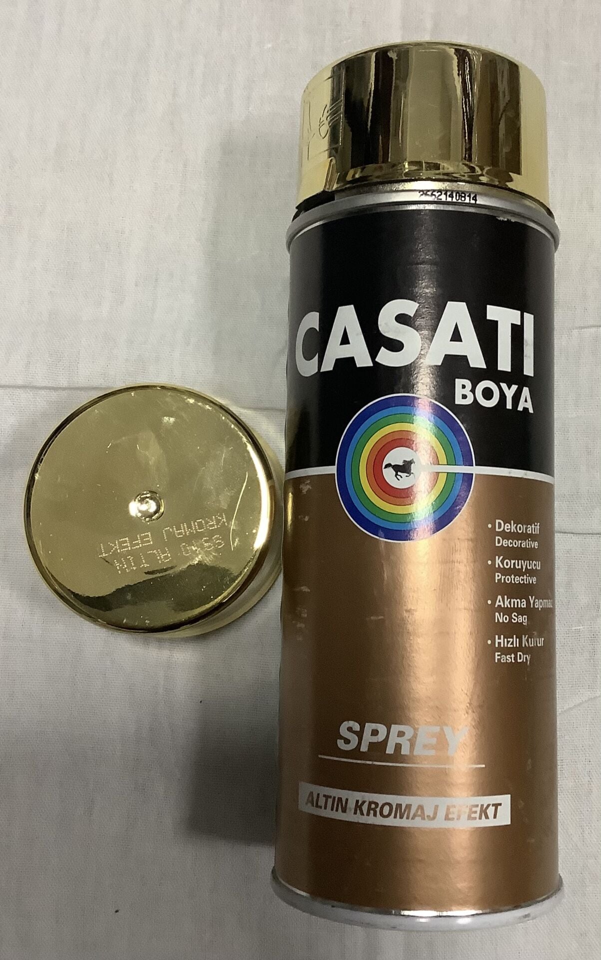 Casati 400ml Altın Kromaj Efekt Sprey Boya