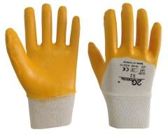 2G Nitrile 2G Nitril Kaplamalı Pamuklu İş Eldiveni 10 Numara