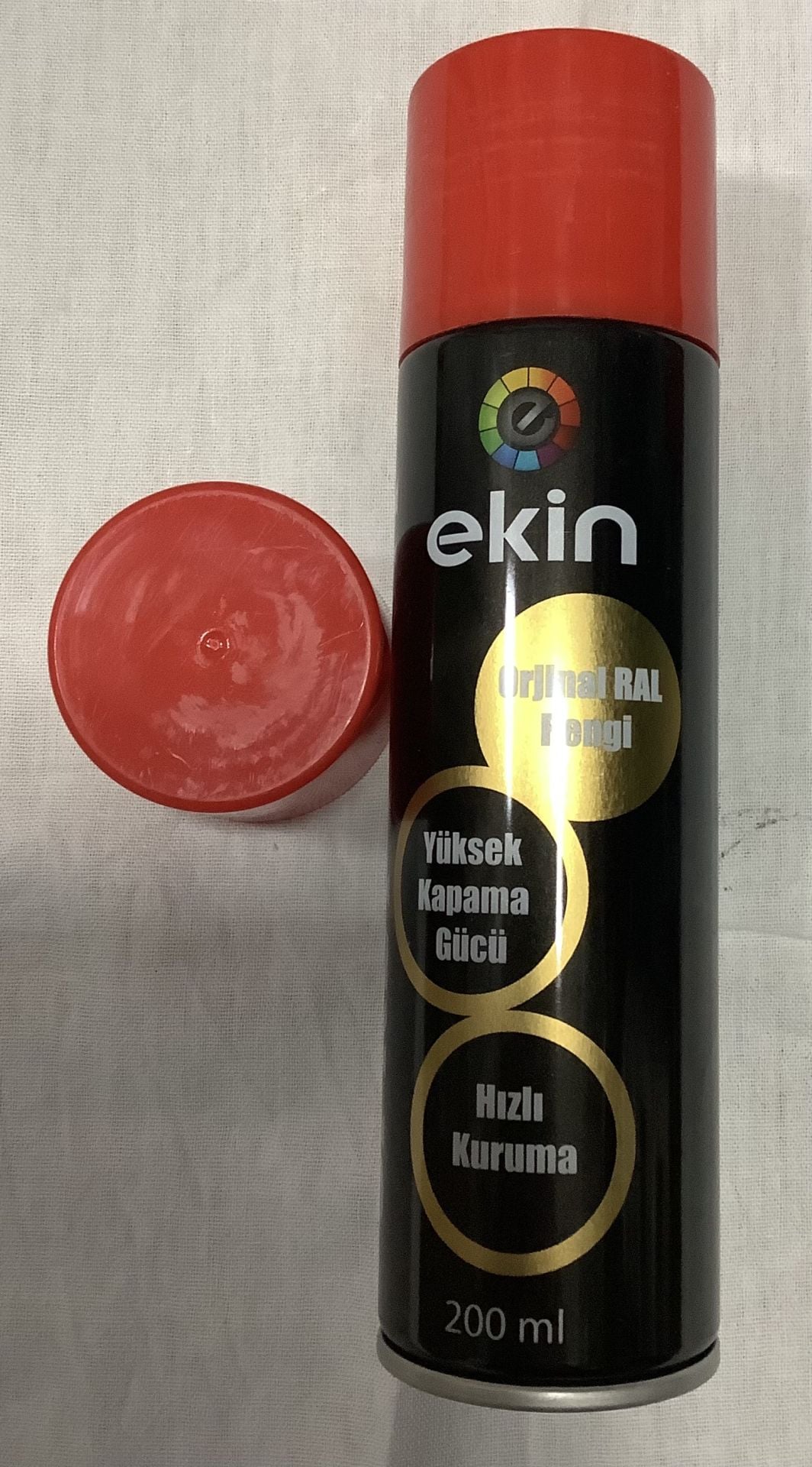 200ml Düz Kırmızı Sprey Boya