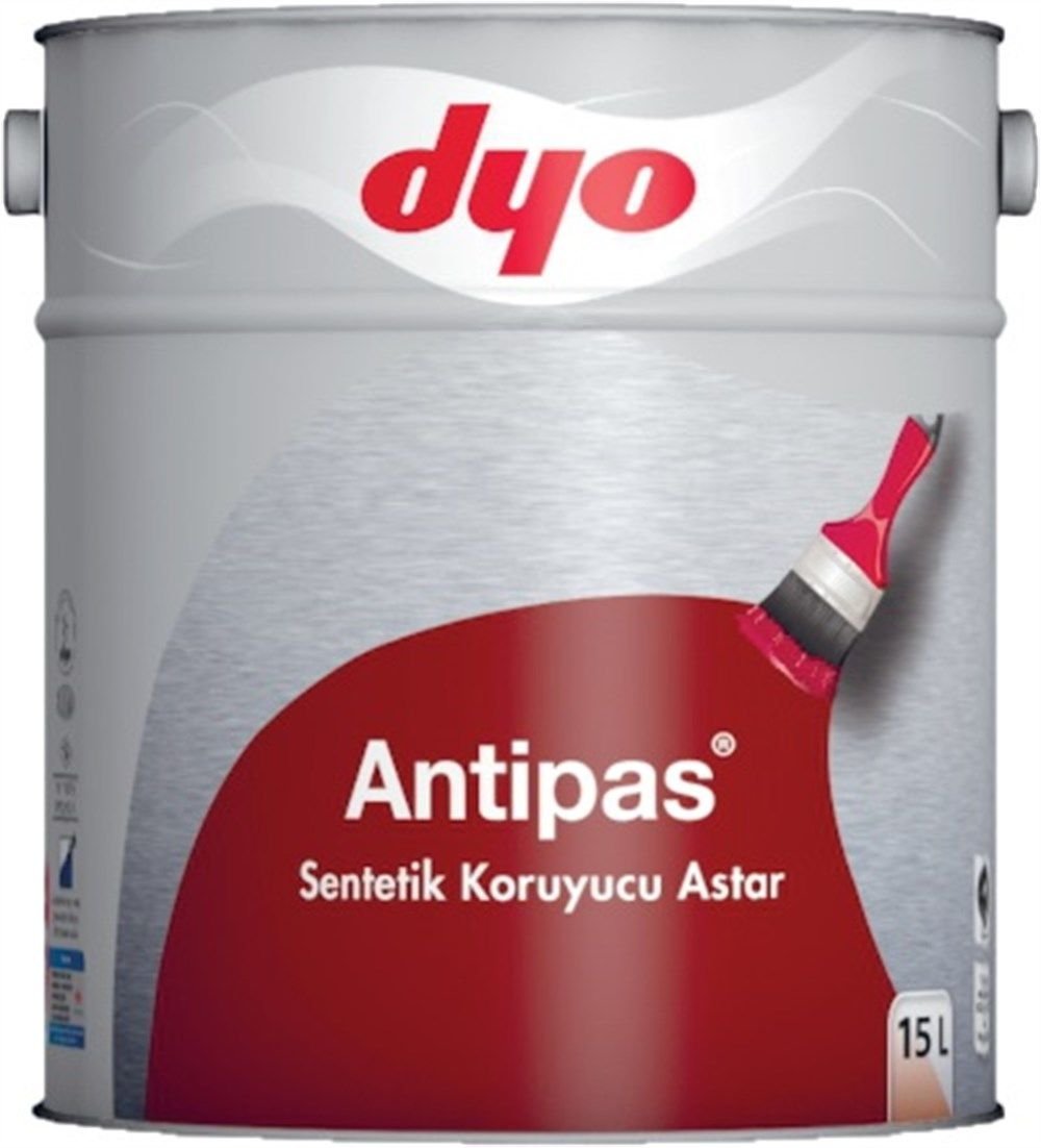 Dyo Antipas Sentetik Koruyucu Astar Kırmızı 15 Lt