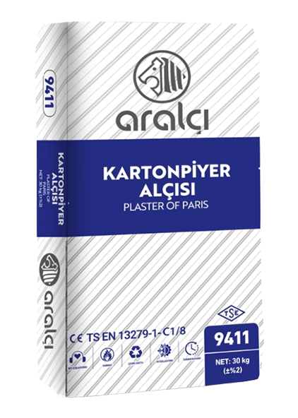 Ar Alçı Kartonpiyer Alçısı Çabuk Donan Alçı 30 Kğ