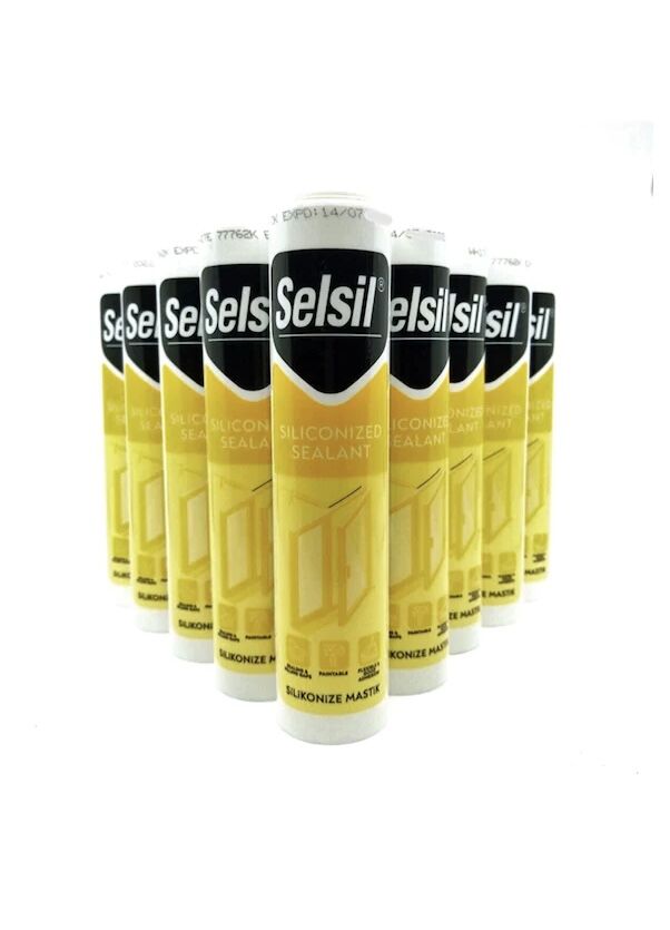 Selsil Silikon Mastik Beyaz 500gr