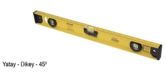 Proter PR 100 TP 100cm Mastarlı Profil Su Terazisi