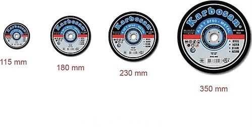 Karbosan 115mm Metal Kesme Diski Karbosan Kesici Taş