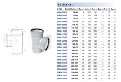 Fıratboru Pvc Dublex 50x50 Te  50’Lilik Te