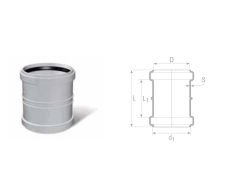 Fıratboru Pvc Dublex 75x75 Atık Su Kayar Manşon 75’Lik Kayarmanşon