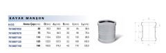 Fıratboru Pvc Dublex 110x110 Atık Su Kayar Manşon 110’Luk Kayarmanşon
