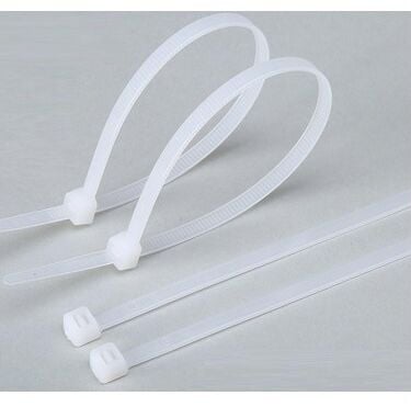 Beyaz Kablo Bağı 2.5x100 Mm Cırt Kelepçe