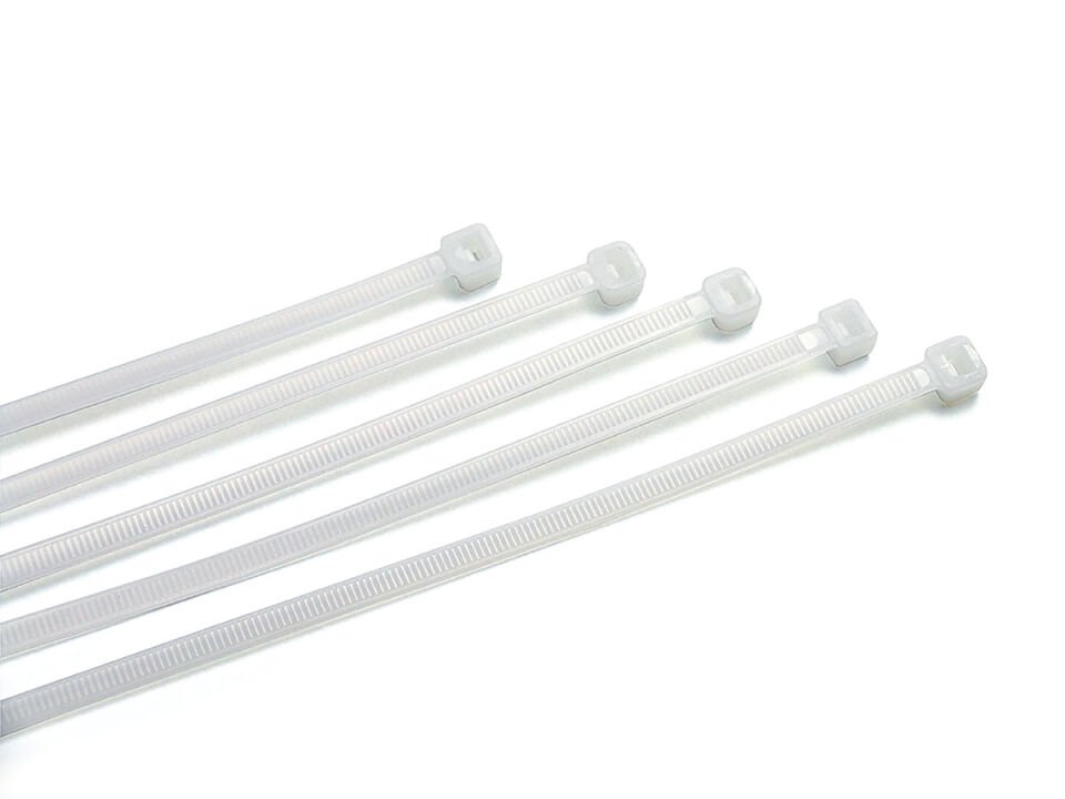 Beyaz Kablo Bağı 4.8x200 Mm Cırt Kelepçe