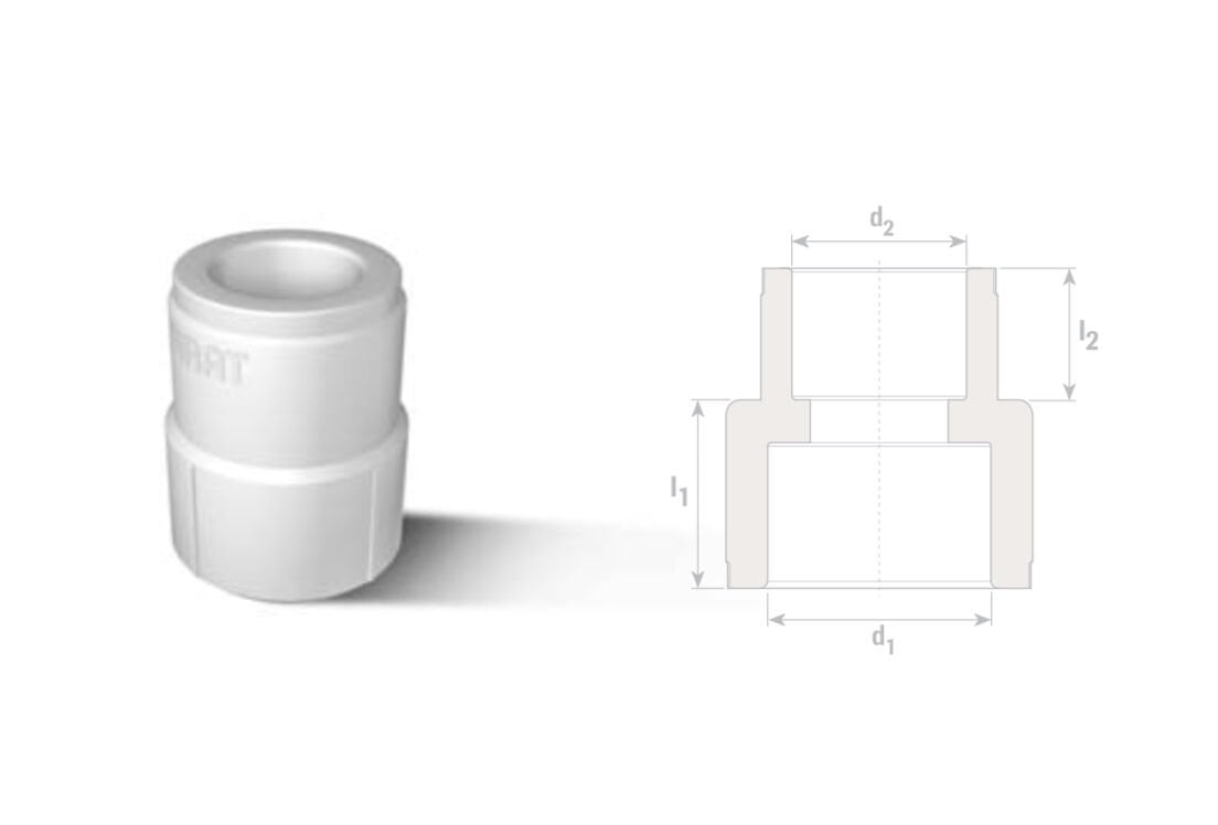 Fıratboru Pprc 50x40 Mm Redüksiyon 50x40 Yapışma Redüksiyon