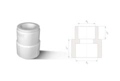 Fıratboru Pprc 50x40 Mm Redüksiyon 50x40 Yapışma Redüksiyon