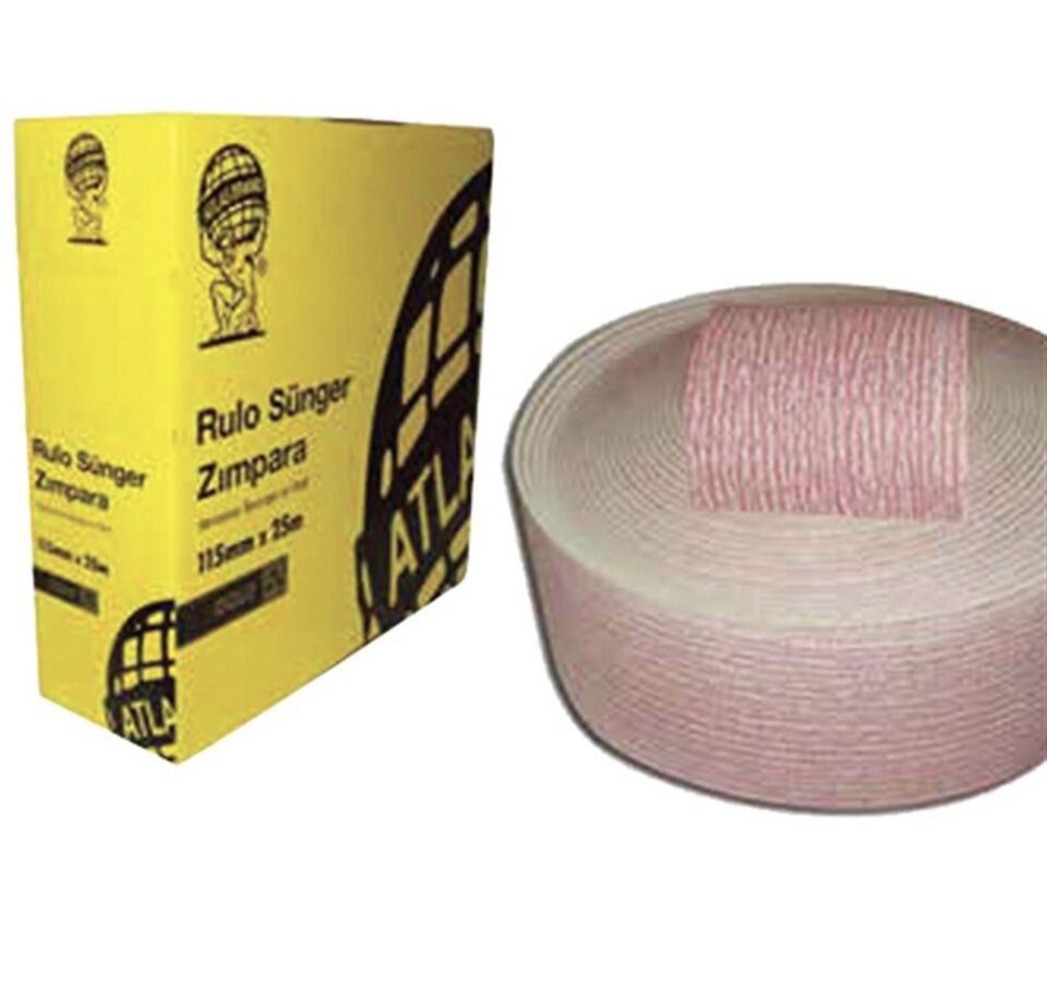Rulo Sünger Zımpara 115mm x 25m 180 Kum